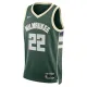 Nike Milwaukee Bucks Khris Middleton 22 Miesten Pelipaita Icon Edition Swingman Vihreä