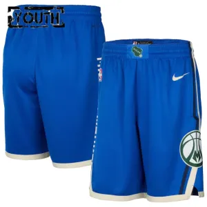Nike Milwaukee Bucks Lasten Shortsit City Edition 2024-25 Swingman