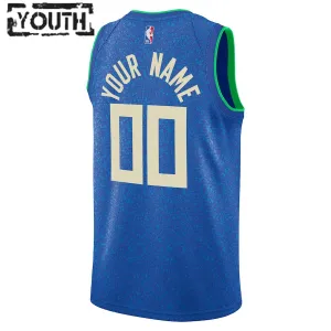 Nike Milwaukee Bucks Personoitava Lasten Pelipaita City Edition 2023-24 Swingman
