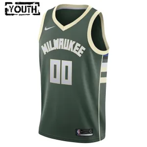 Nike Milwaukee Bucks Personoitava Lasten Pelipaita Icon Edition Swingman Vihreä