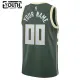Nike Milwaukee Bucks Personoitava Lasten Pelipaita Icon Edition Swingman Vihreä