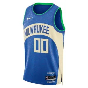 Nike Milwaukee Bucks Personoitava Miesten Pelipaita City Edition 2023-24 Swingman