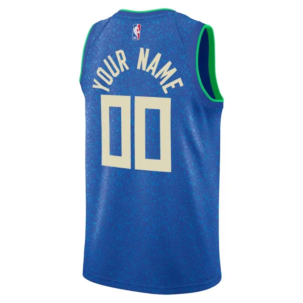 Nike Milwaukee Bucks Personoitava Miesten Pelipaita City Edition 2023-24 Swingman