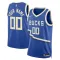 Nike Milwaukee Bucks Personoitava Miesten Pelipaita City Edition 2024-25 Swingman Sininen