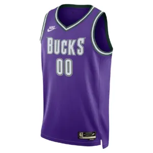 Nike Milwaukee Bucks Personoitava Miesten Pelipaita Classic Edition 2022-23 Swingman Violetti