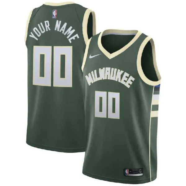 Nike Milwaukee Bucks Personoitava Miesten Pelipaita Icon Edition Swingman Vihreä Nike Milwaukee Bucks Personoitava Miesten Pelipaita Icon Edition Swingman Vihreä
