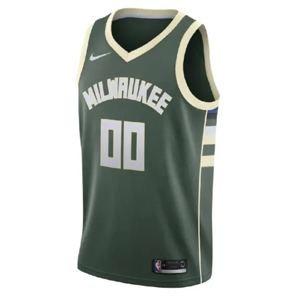 Nike Milwaukee Bucks Personoitava Miesten Pelipaita Icon Edition Swingman Vihreä