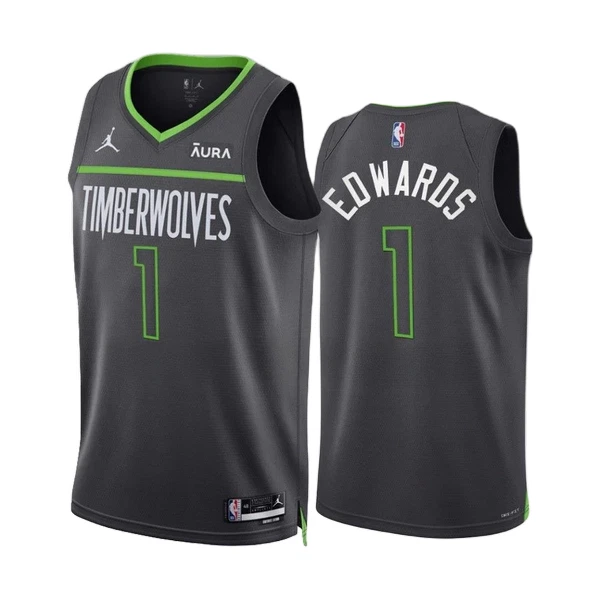 Minnesota Timberwolves Anthony Edwards 1 Jordan Miesten Pelipaita Statement Edition Swingman Minnesota Timberwolves Anthony Edwards 1 Jordan Miesten Pelipaita Statement Edition Swingman