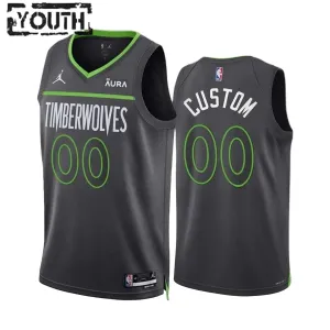Minnesota Timberwolves Jordan Personoitava Lasten Pelipaita Statement Edition Swingman