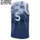 Nike Minnesota Timberwolves Anthony Edwards 5 Lasten Pelipaita City Edition 2023-24 Swingman Sininen