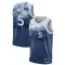 Nike Minnesota Timberwolves Anthony Edwards 5 Miesten Pelipaita City Edition 2023-24 Swingman Sininen