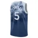 Nike Minnesota Timberwolves Anthony Edwards 5 Miesten Pelipaita City Edition 2023-24 Swingman Sininen