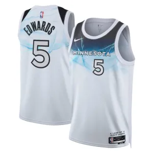 Nike Minnesota Timberwolves Anthony Edwards Miesten Pelipaita City Edition 2024-25 Swingman Valkoinen Nike Minnesota Timberwolves Anthony Edwards Miesten Pelipaita City Edition 2024-25 Swingman Valkoinen