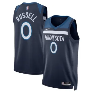 Nike Minnesota Timberwolves D Angelo Russell Miesten Pelipaita Icon Edition Swingman Laivasto