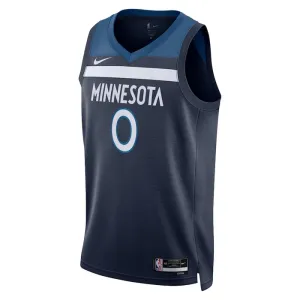 Nike Minnesota Timberwolves D Angelo Russell Miesten Pelipaita Icon Edition Swingman Laivasto