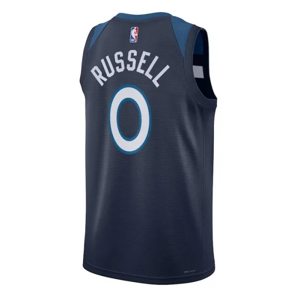 Nike Minnesota Timberwolves D Angelo Russell Miesten Pelipaita Icon Edition Swingman Laivasto