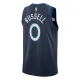 Nike Minnesota Timberwolves D Angelo Russell Miesten Pelipaita Icon Edition Swingman Laivasto