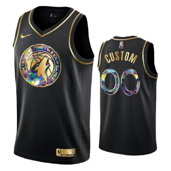 Nike Minnesota Timberwolves Diamond Edition Personoitava Miesten Pelipaita Swingman Musta Nike Minnesota Timberwolves Diamond Edition Personoitava Miesten Pelipaita Swingman Musta