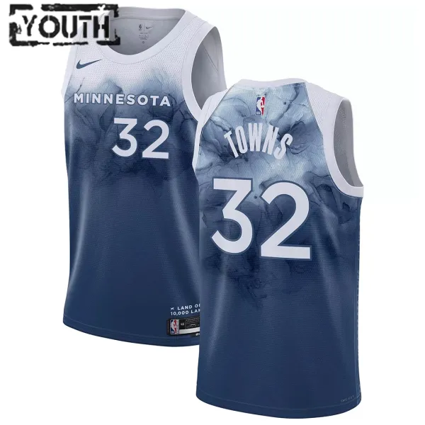 Nike Minnesota Timberwolves Karl Anthony Towns 32 Lasten Pelipaita City Edition 2023-24 Swingman Sininen Nike Minnesota Timberwolves Karl Anthony Towns 32 Lasten Pelipaita City Edition 2023-24 Swingman Sininen
