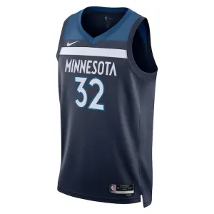 Nike Minnesota Timberwolves Karl Anthony Towns 32 Miesten Pelipaita Icon Edition Swingman Laivasto