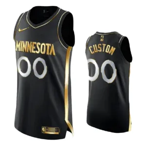 Nike Minnesota Timberwolves Limited Personoitava Miesten Pelipaita Golden Edition Swingman Musta Nike Minnesota Timberwolves Limited Personoitava Miesten Pelipaita Golden Edition Swingman Musta