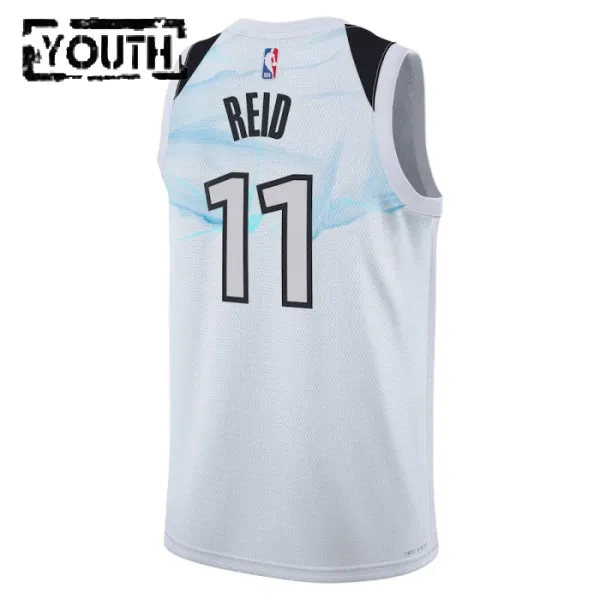 Nike Minnesota Timberwolves Naz Reid Lasten Pelipaita City Edition 2024-25 Swingman Valkoinen