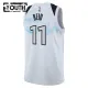 Nike Minnesota Timberwolves Naz Reid Lasten Pelipaita City Edition 2024-25 Swingman Valkoinen