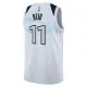Nike Minnesota Timberwolves Naz Reid Miesten Pelipaita City Edition 2024-25 Swingman Valkoinen