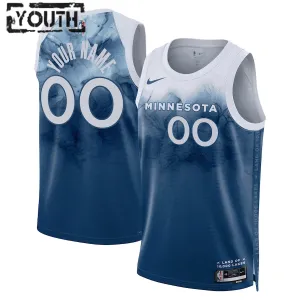 Nike Minnesota Timberwolves Personoitava Lasten Pelipaita City Edition 2023-24 Swingman Sininen Nike Minnesota Timberwolves Personoitava Lasten Pelipaita City Edition 2023-24 Swingman Sininen