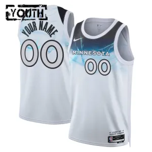 Nike Minnesota Timberwolves Personoitava Lasten Pelipaita City Edition 2024-25 Swingman Valkoinen Nike Minnesota Timberwolves Personoitava Lasten Pelipaita City Edition 2024-25 Swingman Valkoinen