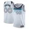 Nike Minnesota Timberwolves Personoitava Miesten Pelipaita City Edition 2024-25 Swingman Valkoinen