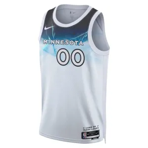 Nike Minnesota Timberwolves Personoitava Miesten Pelipaita City Edition 2024-25 Swingman Valkoinen