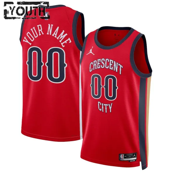 Jordan New Orleans Pelicans Personoitava Lasten Pelipaita Statement Edition 2023-24 Swingman Punainen Jordan New Orleans Pelicans Personoitava Lasten Pelipaita Statement Edition 2023-24 Swingman Punainen