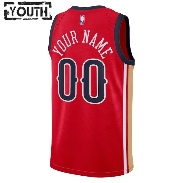 Jordan New Orleans Pelicans Personoitava Lasten Pelipaita Statement Edition 2023-24 Swingman Punainen