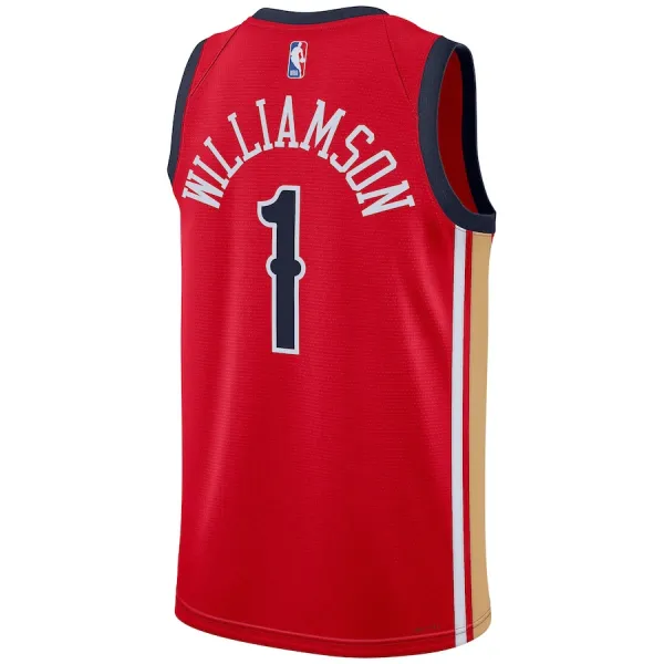 Jordan New Orleans Pelicans Zion Williamson Miesten Pelipaita Statement Edition 2023-24 Swingman Punainen