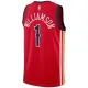 Jordan New Orleans Pelicans Zion Williamson Miesten Pelipaita Statement Edition 2023-24 Swingman Punainen