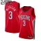 New Orleans Pelicans Jordan CJ Mccollum 3 Lasten Pelipaita Statement Edition Swingman Punainen
