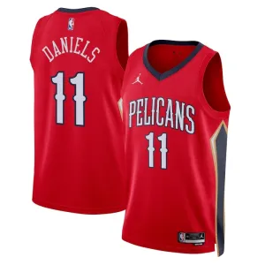 New Orleans Pelicans Jordan Dyson Daniels 11 Miesten Pelipaita Statement Edition Swingman Punainen