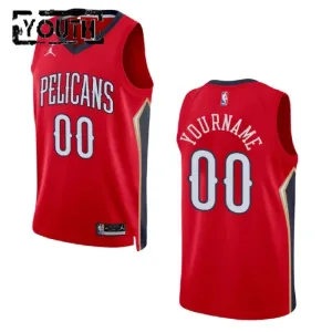 New Orleans Pelicans Jordan Personoitava Lasten Pelipaita Statement Edition Swingman Laivasto New Orleans Pelicans Jordan Personoitava Lasten Pelipaita Statement Edition Swingman Laivasto