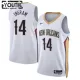 Nike New Orleans Pelicans Brandon Ingram 14 Lasten Pelipaita Association Edition Swingman Valkoinen Nike New Orleans Pelicans Brandon Ingram 14 Lasten Pelipaita Association Edition Swingman Valkoinen