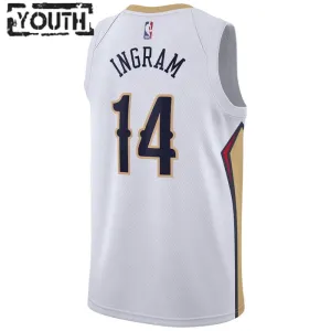 Nike New Orleans Pelicans Brandon Ingram 14 Lasten Pelipaita Association Edition Swingman Valkoinen