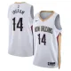 Nike New Orleans Pelicans Brandon Ingram 14 Miesten Pelipaita Association Edition Swingman Valkoinen Nike New Orleans Pelicans Brandon Ingram 14 Miesten Pelipaita Association Edition Swingman Valkoinen
