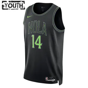 Nike New Orleans Pelicans Brandon Ingram Lasten Pelipaita City Edition 2023-24 Swingman Sininen