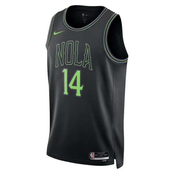 Nike New Orleans Pelicans Brandon Ingram Miesten Pelipaita City Edition 2023-24 Swingman Sininen