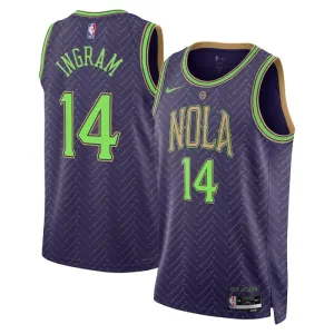 Nike New Orleans Pelicans Brandon Ingram Miesten Pelipaita City Edition 2024-25 Swingman Violetti Nike New Orleans Pelicans Brandon Ingram Miesten Pelipaita City Edition 2024-25 Swingman Violetti