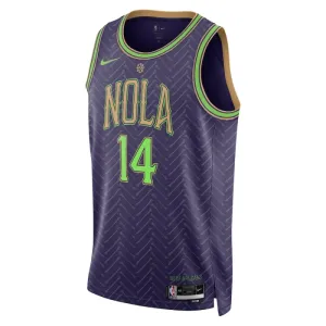 Nike New Orleans Pelicans Brandon Ingram Miesten Pelipaita City Edition 2024-25 Swingman Violetti