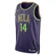 Nike New Orleans Pelicans Brandon Ingram Miesten Pelipaita City Edition 2024-25 Swingman Violetti