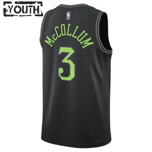 Nike New Orleans Pelicans CJ McCollum 3 Lasten Pelipaita City Edition 2023-24 Swingman Sininen
