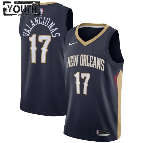 Nike New Orleans Pelicans jonas valanciunas 17 Lasten Pelipaita Icon Edition Swingman Laivasto Nike New Orleans Pelicans jonas valanciunas 17 Lasten Pelipaita Icon Edition Swingman Laivasto