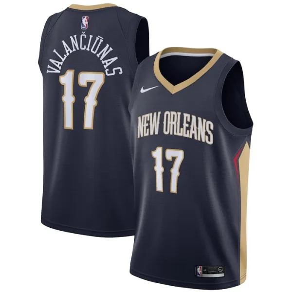 Nike New Orleans Pelicans jonas valanciunas 17 Miesten Pelipaita Icon Edition Swingman Laivasto Nike New Orleans Pelicans jonas valanciunas 17 Miesten Pelipaita Icon Edition Swingman Laivasto